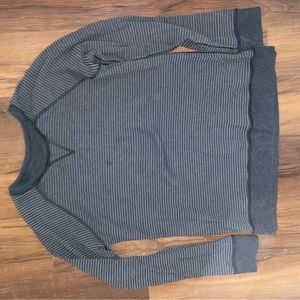 Reversible Lululemon open your heart top grey size 8